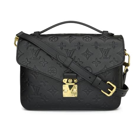 louis vuitton pochette metis empreinte black|louis vuitton monogram pochette metis.